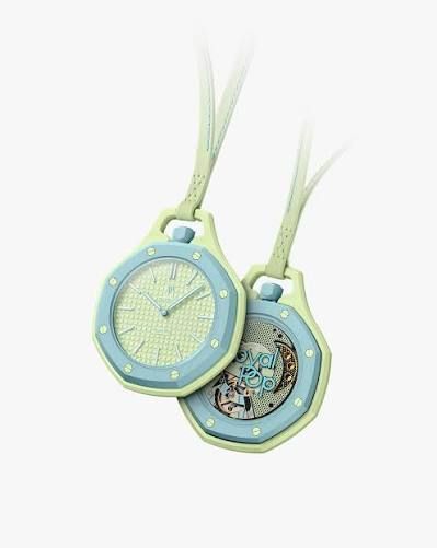 AP × Swatch Royal Pop — Mint Sky