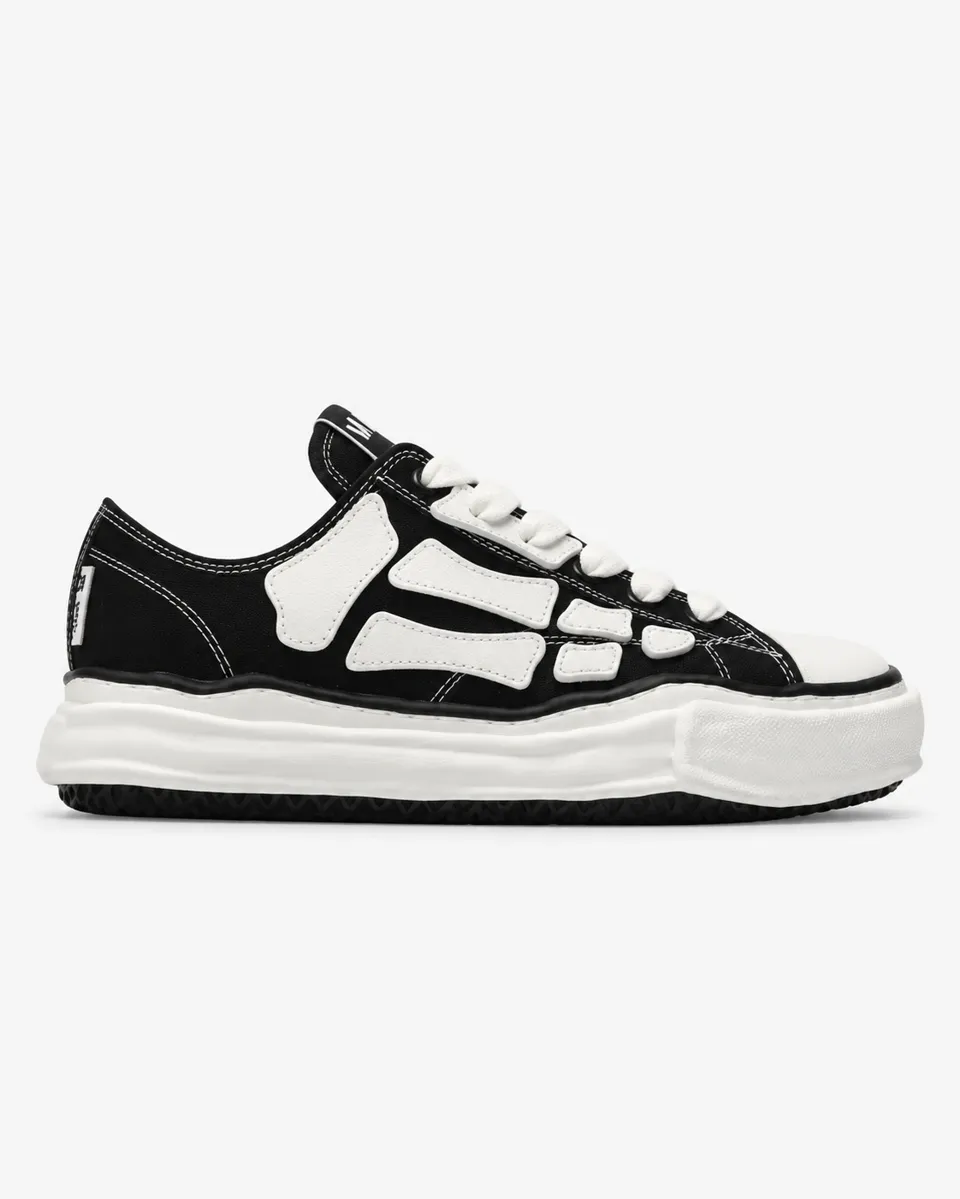 AMIRI Skel Top Low Black White