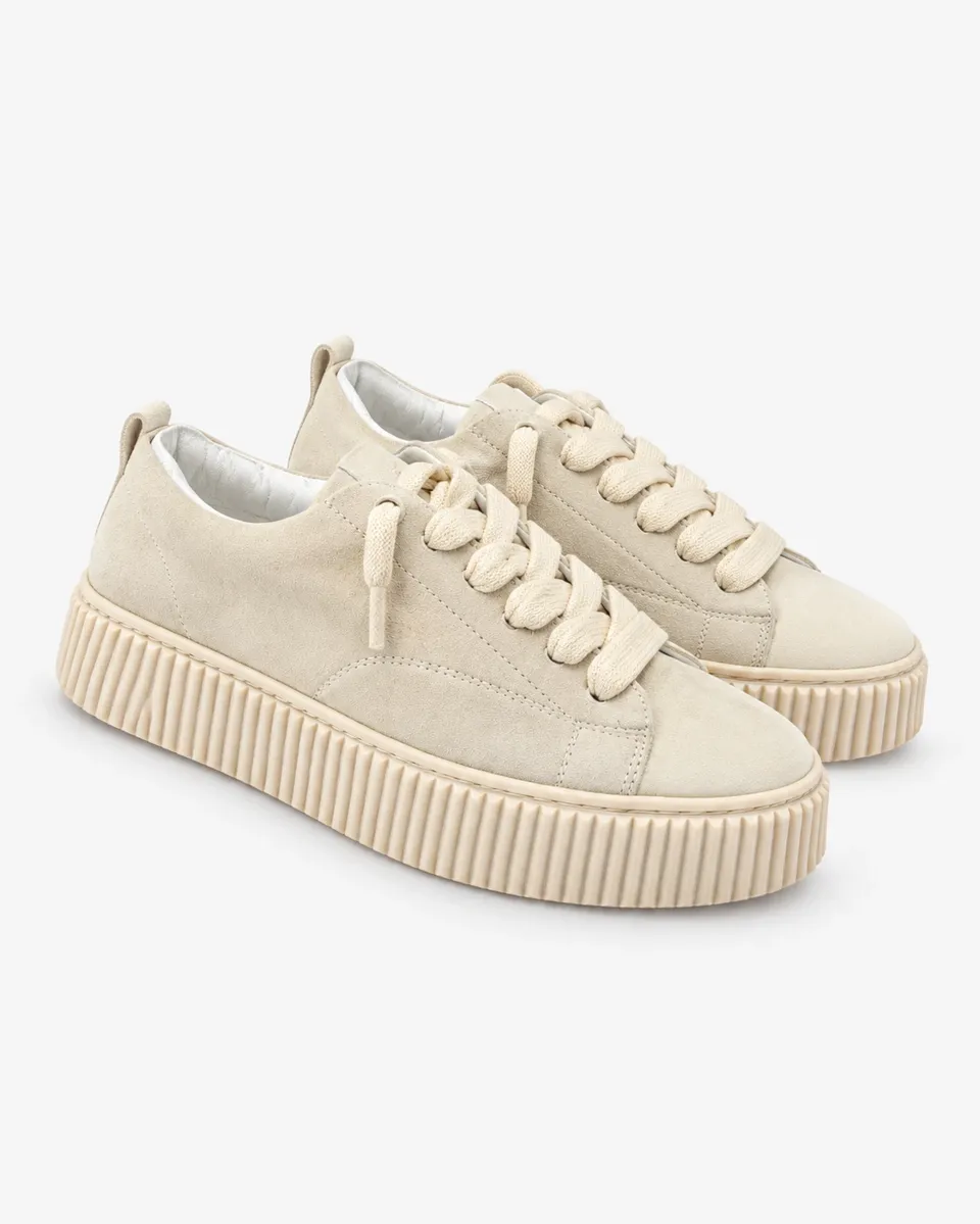 RHUN Cream Suede