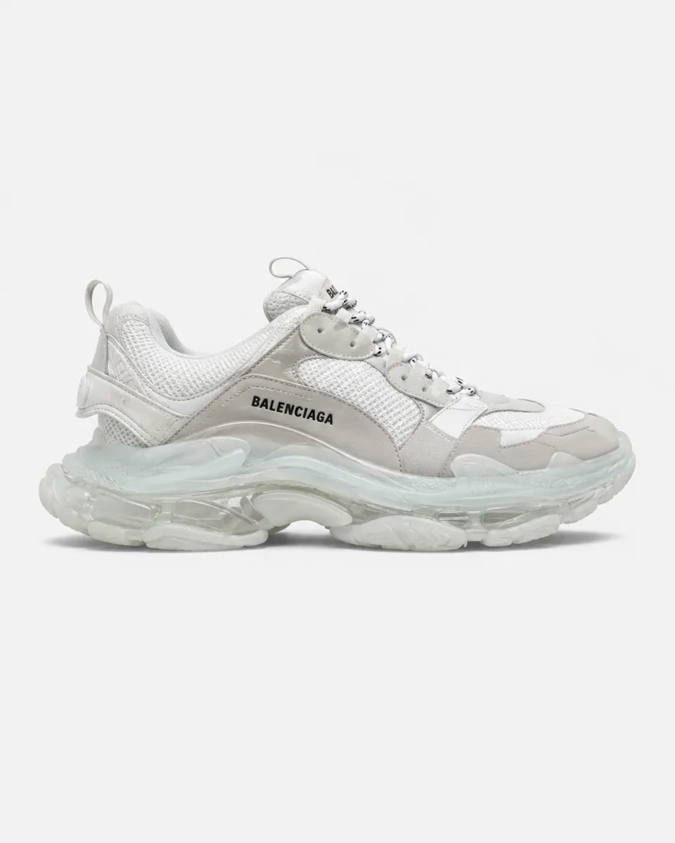 Balenciaga Triple S Clear Sole White