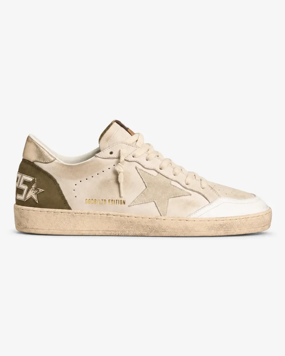 Golden Goose Ball Star Cream Khaki