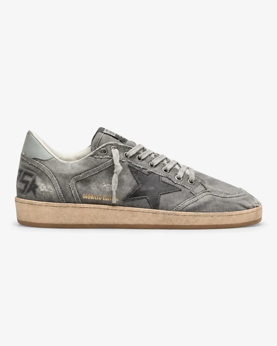 Golden Goose Ball Star Grey Wash
