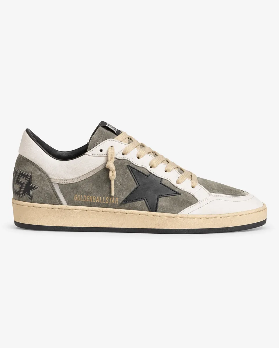 Golden Goose Ball Star Olive Black