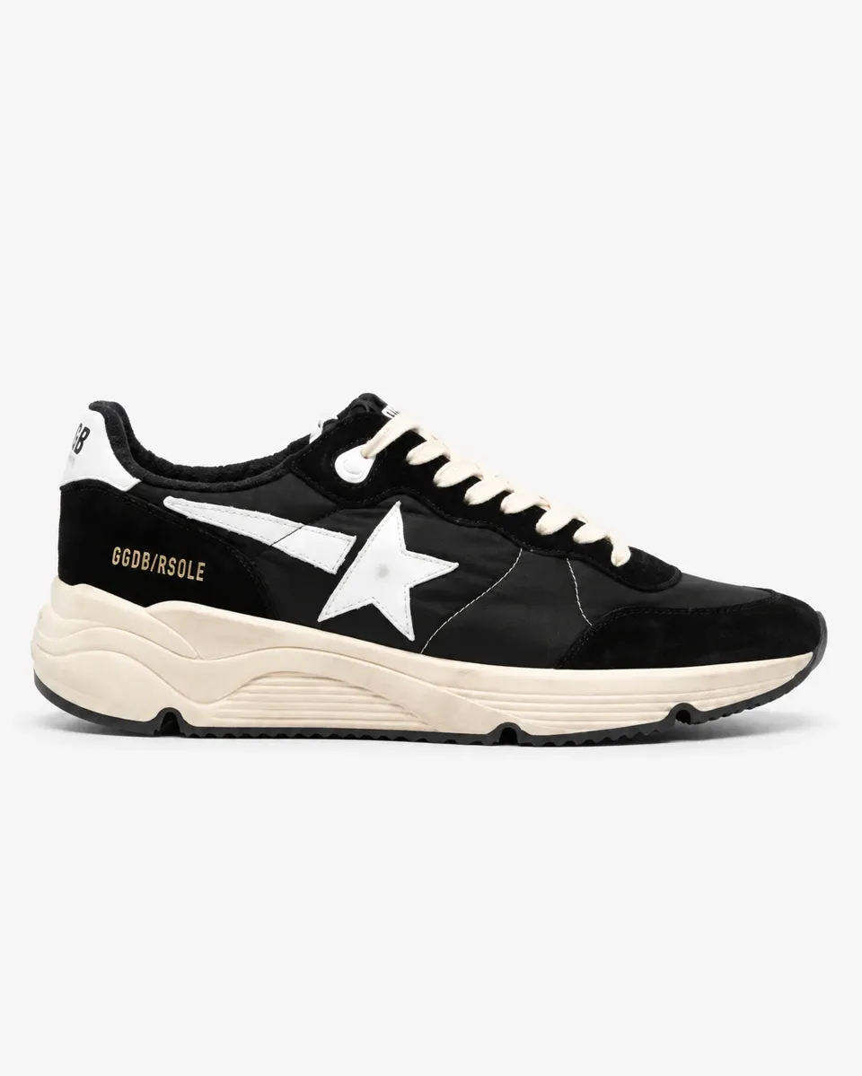 Golden Goose Running Sole Black Cream
