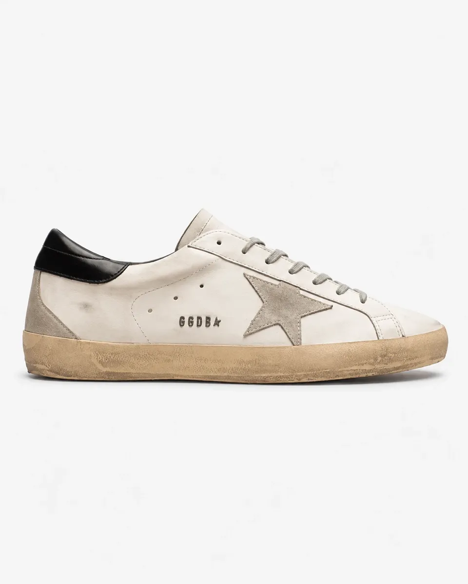Golden Goose Super-Star Black Heel