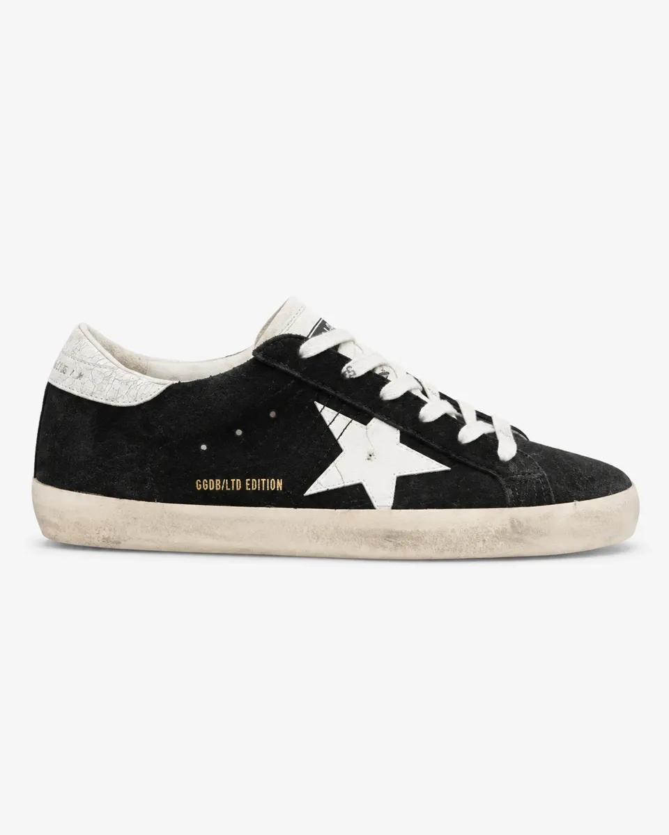 Golden Goose Super-Star Black Suede