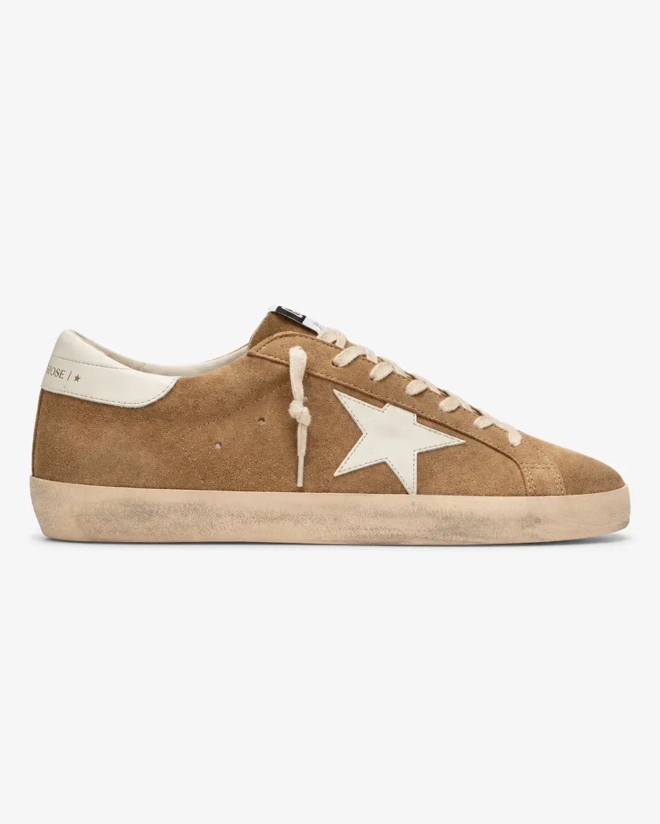 Golden Goose Super-Star Camel Suede
