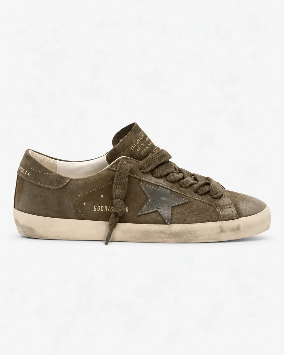 Golden Goose Super-Star Moss Suede