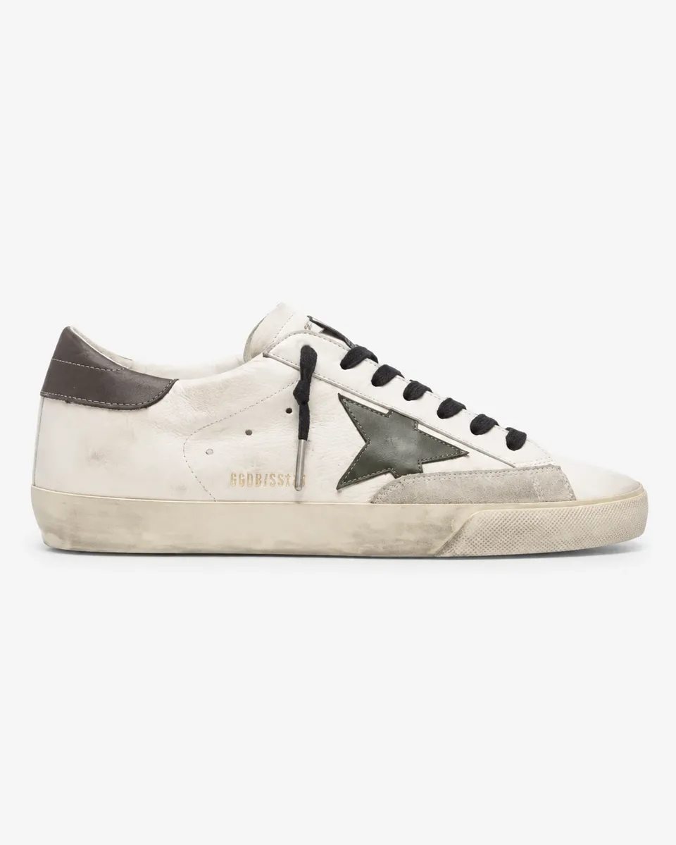 Golden Goose Super-Star White Dark Grey