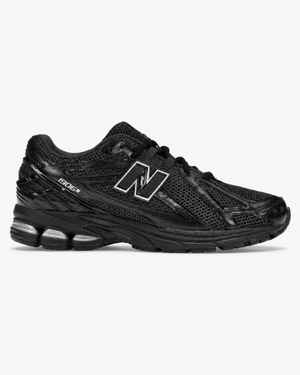 New Balance 1906R Black White Logo