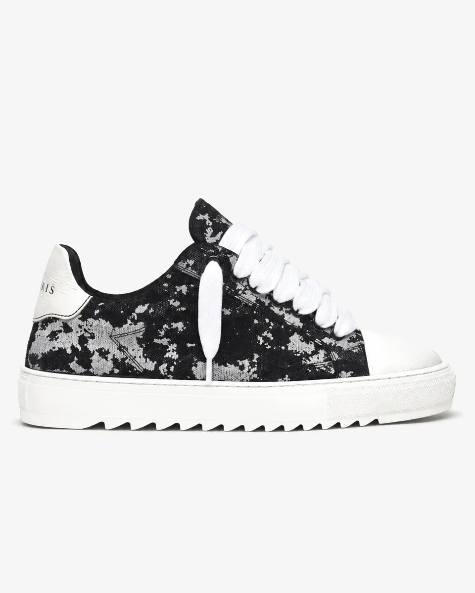 Numeris Low Black White Camo